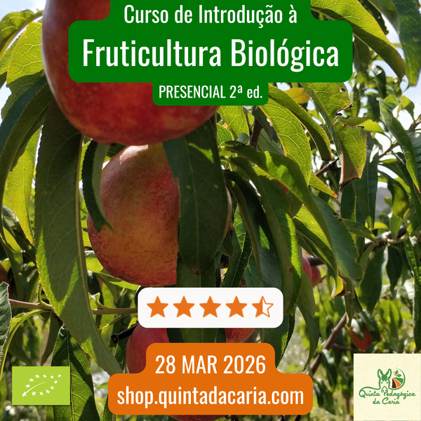 Curso de Introdução à Fruticultura Biológica - PRESENCIAL 28 Março 2026