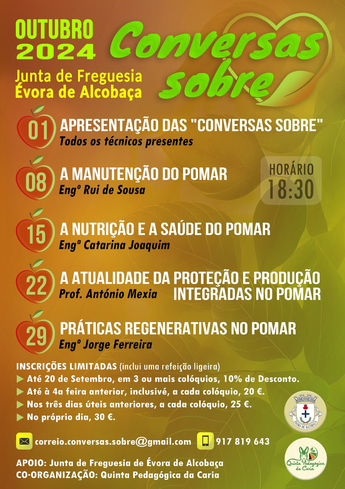 Ciclo de Colóquios "Conversas Sobre" em Évora de Alcobaça