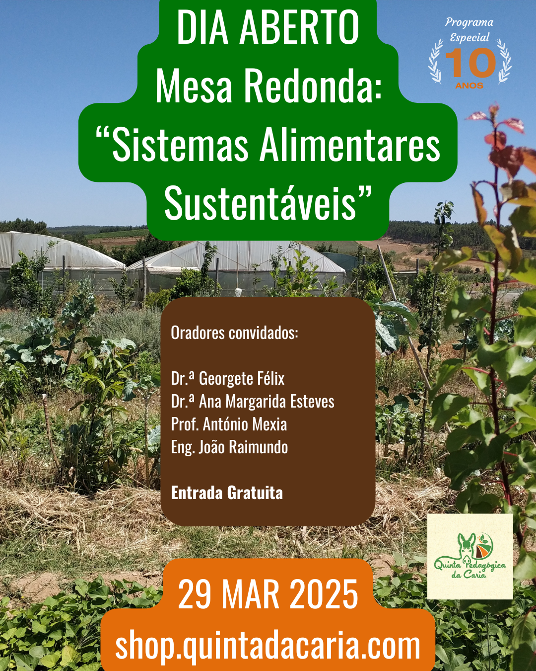 Dia Aberto - Visita Guiada e Mesa Redonda: Sistemas Alimentares ...
